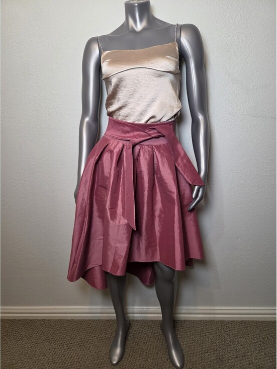 Dresses & Skirts - Boutique 5IVE Holiday High Low Hem Asymmetric Tie Sash Midi Skirt M